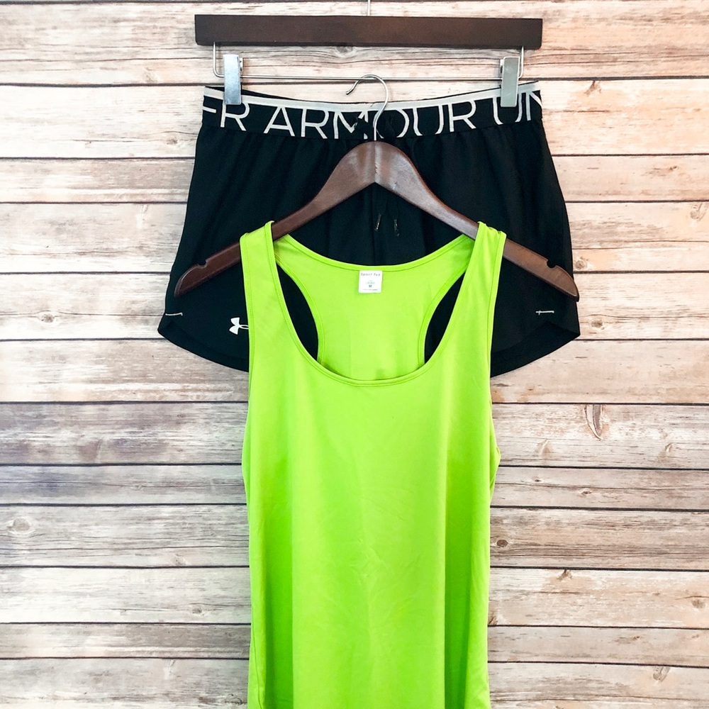 Under Armour Play Up Shorts + freebie tank!